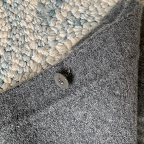 theory • grey and white wool mini skirt - Picture 4 of 8